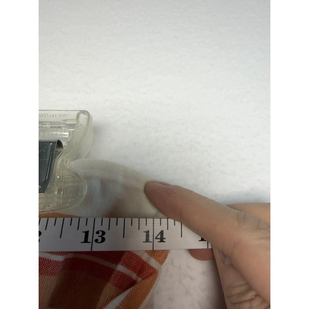 Linen Blend Striped Button-Front Belted Midi/Maxi Skirt Womens M Beach Summer - Picture 11 of 11